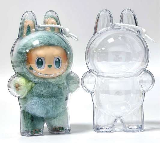 PVC Protection Case for Labubu Marcon and Labubu Have a Seat  and Labubu Big into Energy
